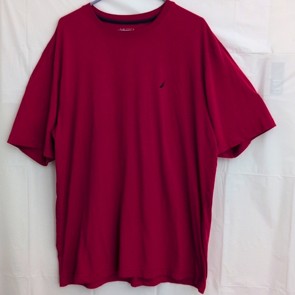 Nautica Men Red T-Shirt